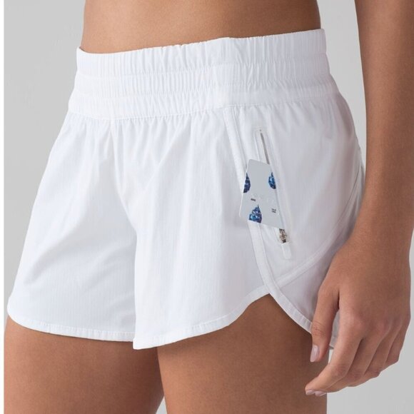 Lululemon Tracker Short V *4" White - Picture 6 of 6